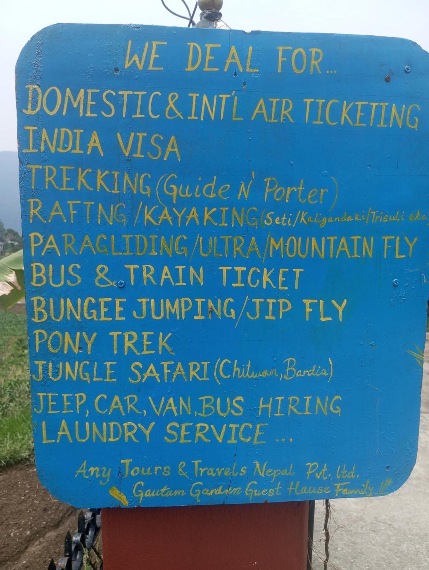Gautam Garden Guest House Pokhara Eksteriør bilde
