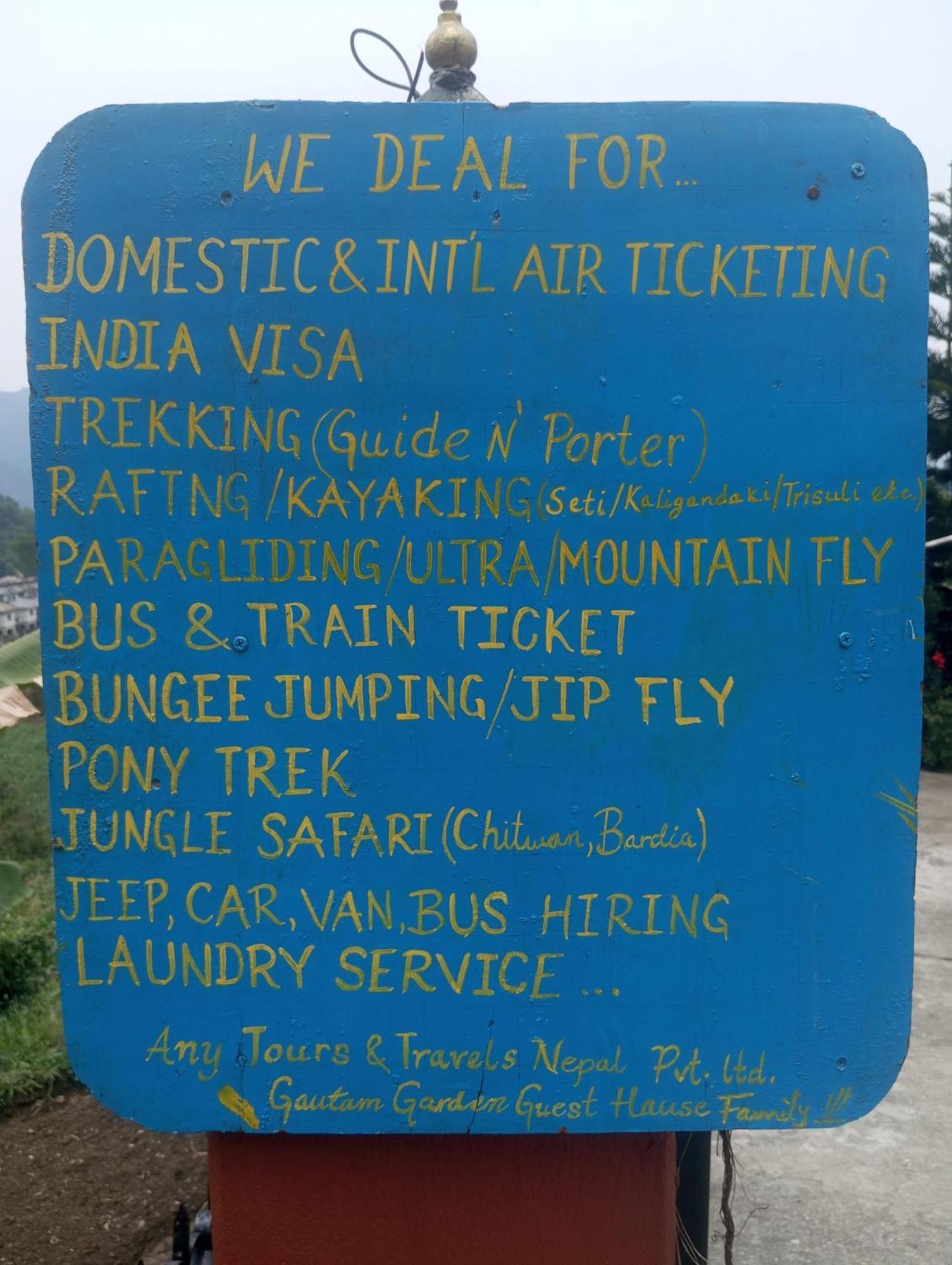 Gautam Garden Guest House Pokhara Eksteriør bilde